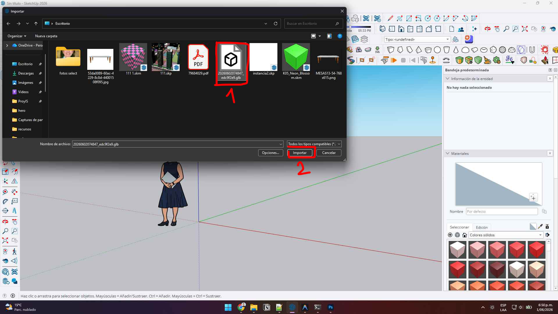 Importación directa a SketchUp