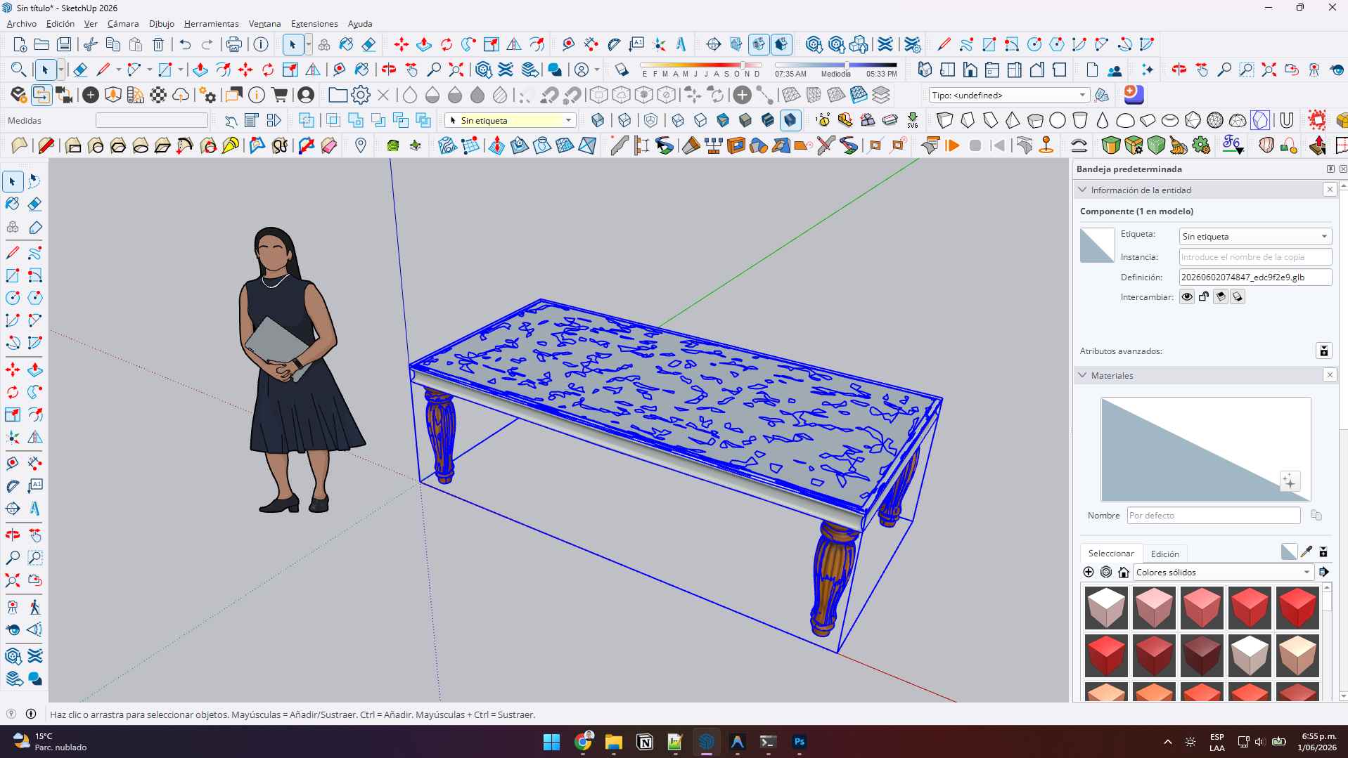 Escalar a dimensiones reales