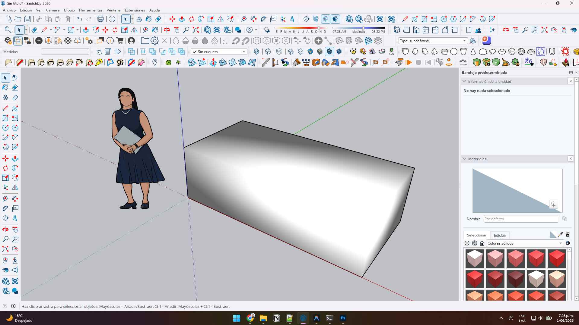 Importar a la escena principal de SketchUp
